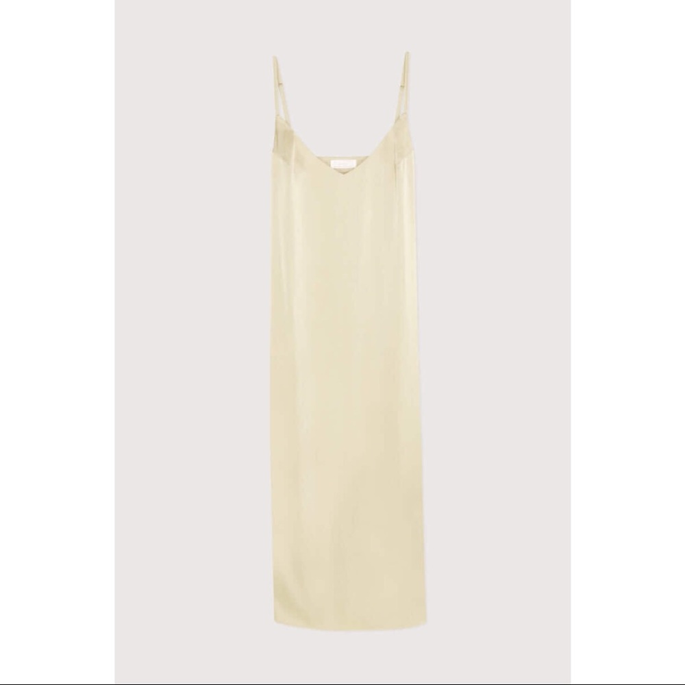 Oak + Fort antique white slip dress NWT